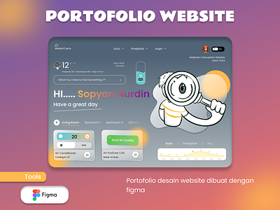 Website Portofolio Desain Weater Cuaca