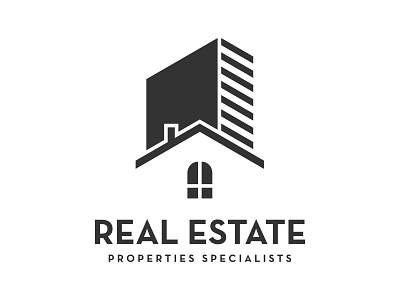 Real Estate Logo - For Sale brand branding building buildings estate agents house icon logo property real estate