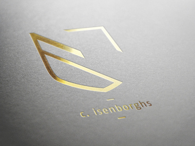 c. isenborghs arms coat graphic logo