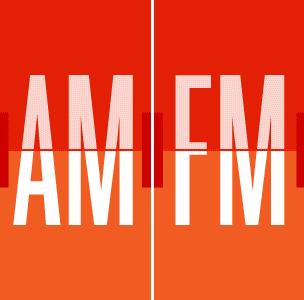 New identity for AMFM Magazine animated gif identity knockout logo the noun project
