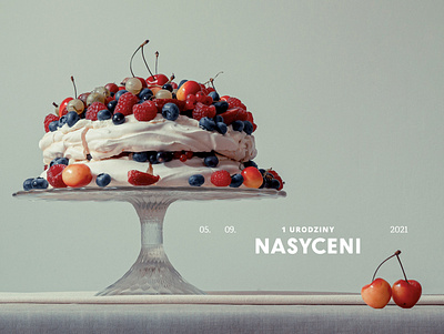 1th birthday of Nasyceni - art direction anniversary art direction birthday birthday cake cake concept food styling fruits styling