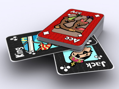 Mr Bean Playing Cards branding cartoon design fun games playing cards print design