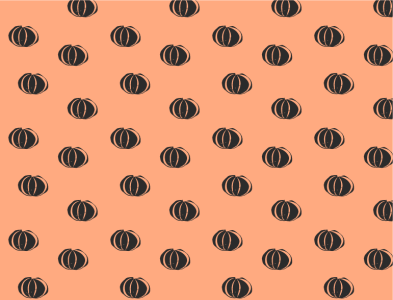 Mandarin Grey and Orange Pattern