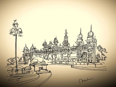 Mysuru Palace- illustration