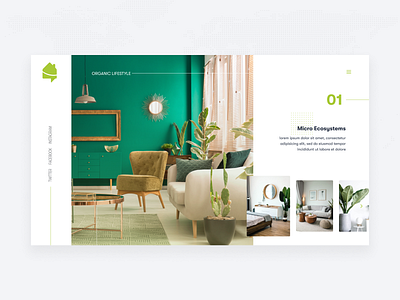 Interior design studio home page