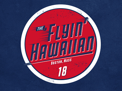 Flyin' Hawaiian baller baseball boston icon lettering logo redsox sport type typography vintage