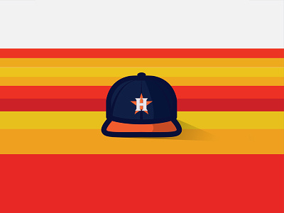 Astros astros baseball houston icon illustration lettering sport thicklines typography vector