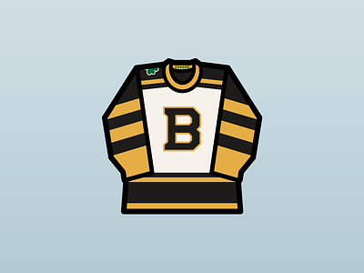 Bruins Winter Classic Sweaters drawing icon illustration lettering logo retro sport thicklines typography vector vintage