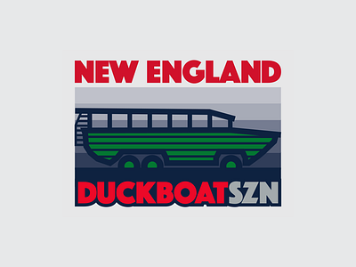 Duckboat SZN app design flat icon illustration lettering logo retro sport thicklines typography ui ux vector vintage web