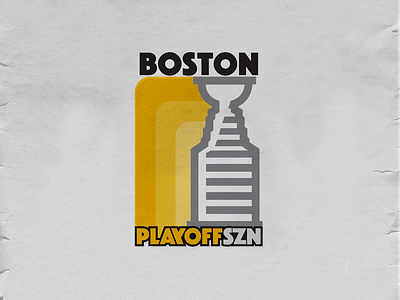 Playoff Season!! design hockey icon illustration lettering logo retro sport thicklines type typography vector vintage