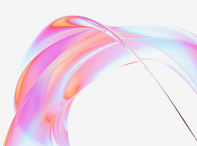 Twisted emitter glass bright abstract background 3d abstract background banner cover design gradient header holographic illustration iridescent orange pastel pink poster purple tech visuals wallpaper website