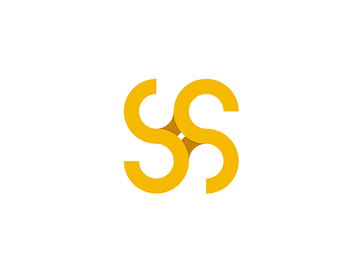 SS (Symmetrical Symbol) brand mark design graphic design logo logo mark symmetrical