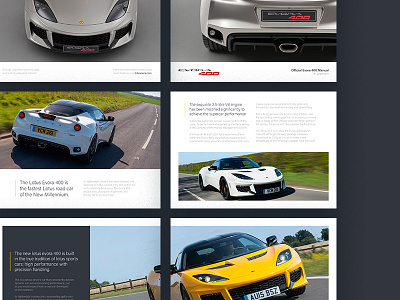 Lotus Layout Update branding brochure car graphic design layout lotus print print design