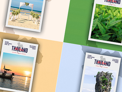 Behance Project Now Live! branding layout design photography poster series print thailand