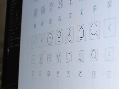 Icon Set (Behind the scenes!) app design icon icon set icons interaction mobile multi icons ui ux