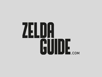 #LogoCore Logo Challenge #2 – ZeldaGuide.com brand icon branding identity logo logo challenge logocore logomark logotype negative space sword logo typography zelda zeldaguide zeldaguide.com