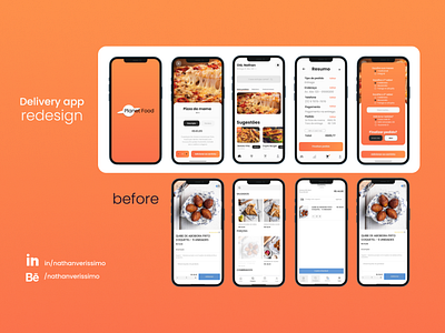 Delivery App - Redesign app brazil delivery figma productdesign prototype redesign ui ux