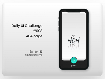 Daily UI - 404 page app brazil dailyui figma ui uidesign