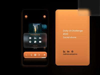 Daily UI - Social share