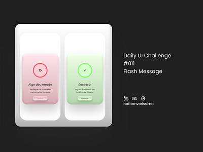 Daily UI - Flash message app brazil dailyui figma ui uidesign