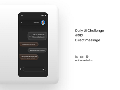 Direct Message - Daily UI app brazil dailyui design figma ui uidesign