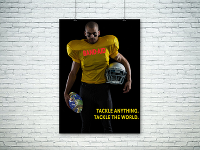 BAND-AID Tackle The World Ad Campaign Design