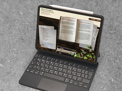 CSS Zen Garden Prototype (Tablet)