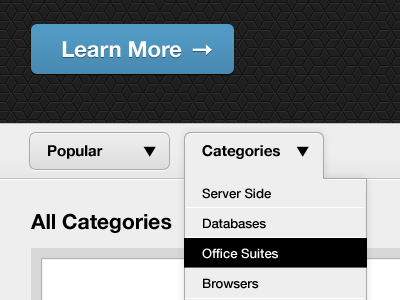 Button & Dropdown Filtering