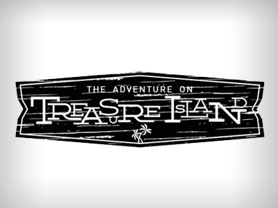 Treasure Island Concept concept enclosure logo typography
