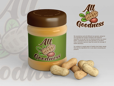 All Goodness branding design illustration logo