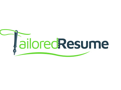 Tailored Resume branding design illustration logo vector