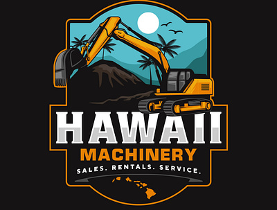 Hawaiian machinery logo graphicdesign graphicdesigner logoartist logodesign logodesigner