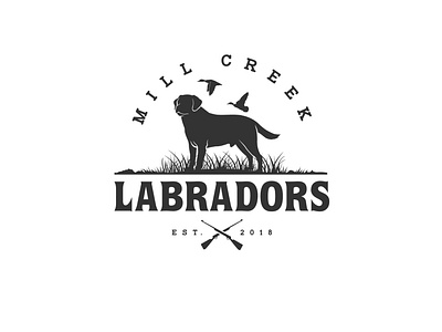 Labradors logo by Grey Crow on Dribbble