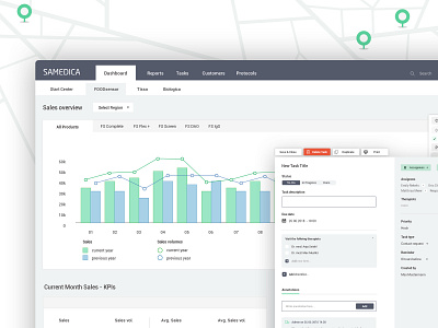 CRM dashboard