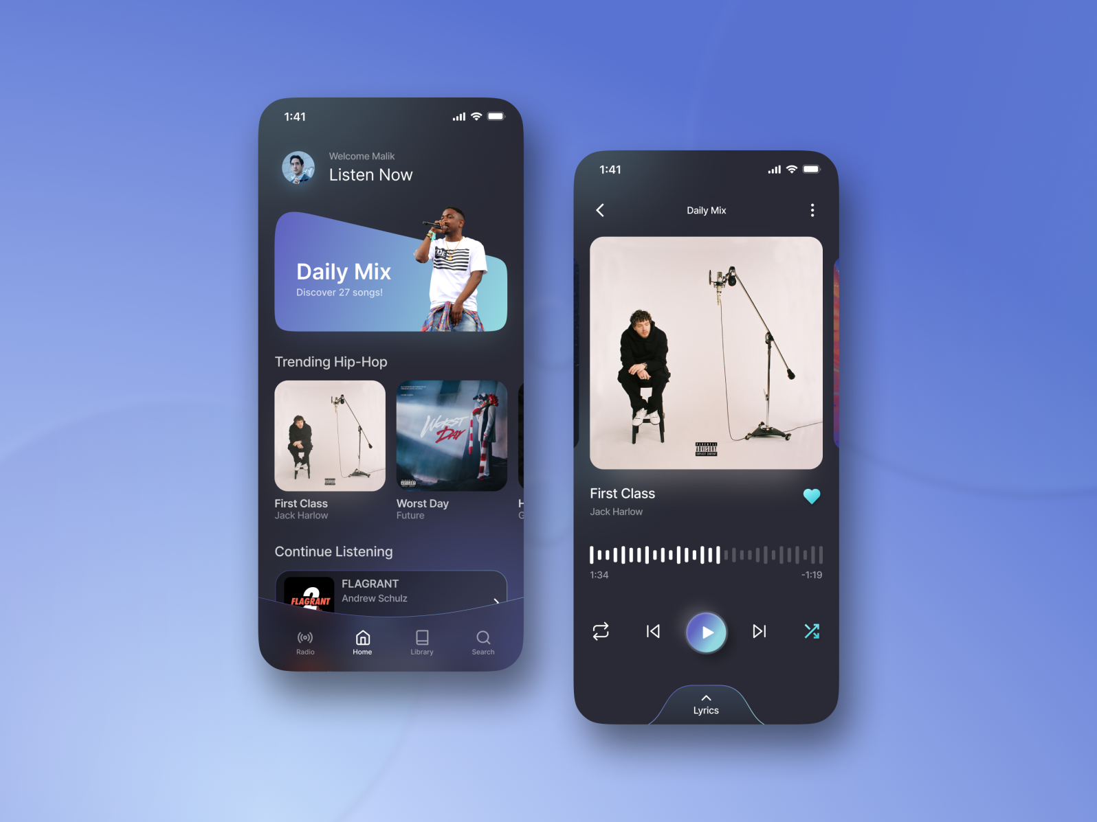 music-player-app-by-malik-d-on-dribbble