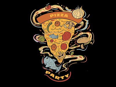 Pizza Party By Christopher Marcantonio On Dribbble