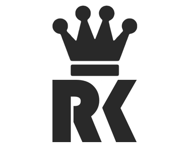 RK Logo brand clean design identity logo typography