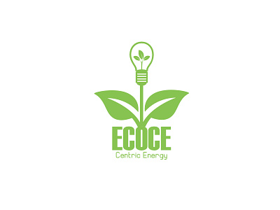 Ecoce Logo bulb daily design eco energy flower light logo tree