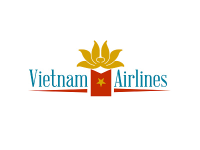 Vietnam Airlines Logo airline airways design fly logo plane vietnam