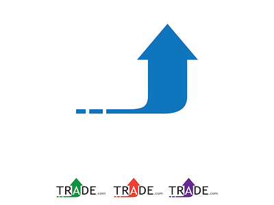 Trade Com Logo design internet logo trading