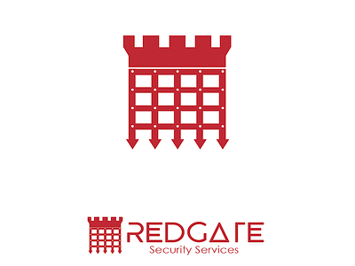 Redgate Security Services design gate logo security services