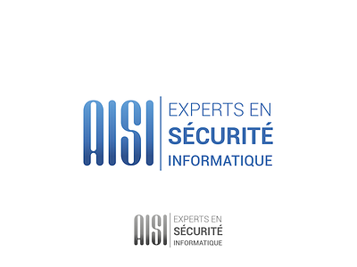 Aisi information security brand concept design expert identity information logo security