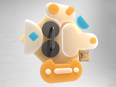 Wax Shapes 3d motion graphics