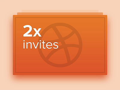 2x invites 2x dribbble dribbble invite giveaway invite
