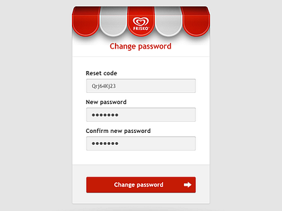 Frisko // Reset Password form frisko password rest