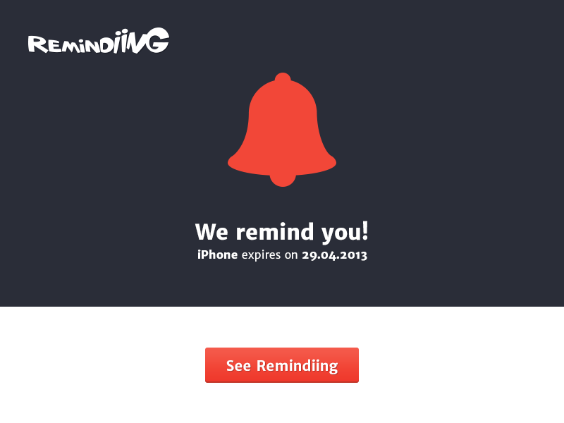 Remindiing Reminder by Søren Clausen on Dribbble