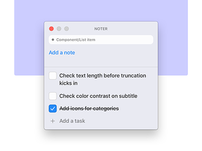 Sketch Plugin Idea artboard checklist comment design list note plugin sketch task todo tool