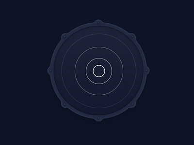 Rimshot button drum icon rimshot snare sound