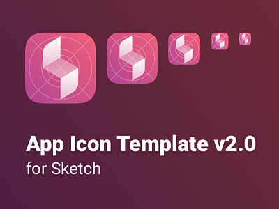 App Icon Template for Sketch v2.0 app icon sketch template