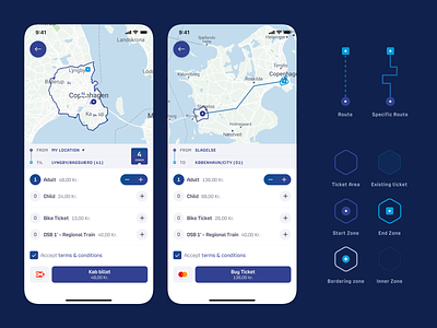 DOT – Solving the ticket booking flow app bus buy commute configure ios map markers metro mobile route ticket train travel zone